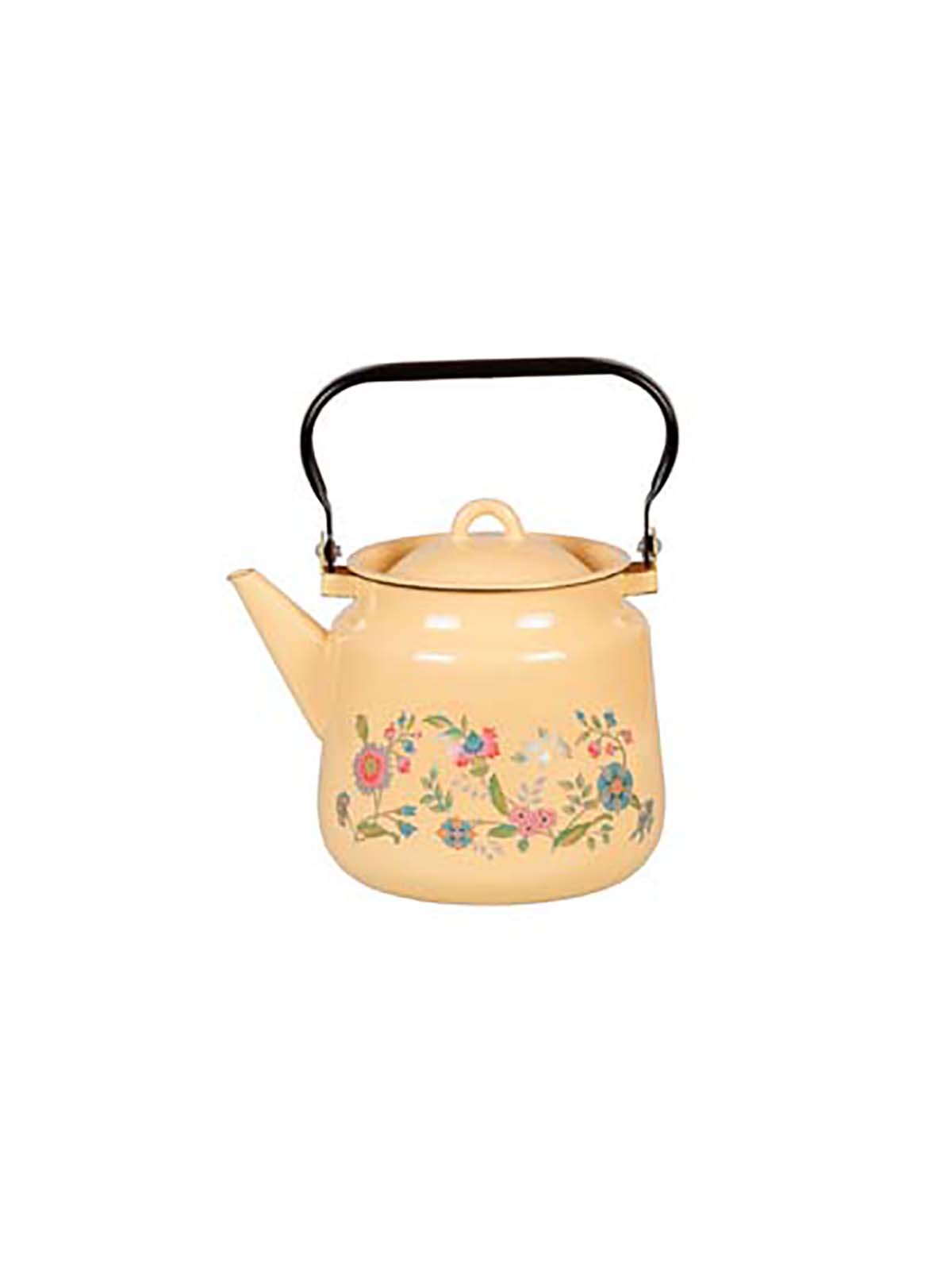 Чайник для плиты Стальэмаль Лугов цветы эмалированный, 3,5 л
