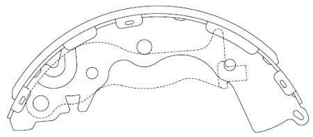 

Тормозные колодки Sangsin brake барабанные SA153