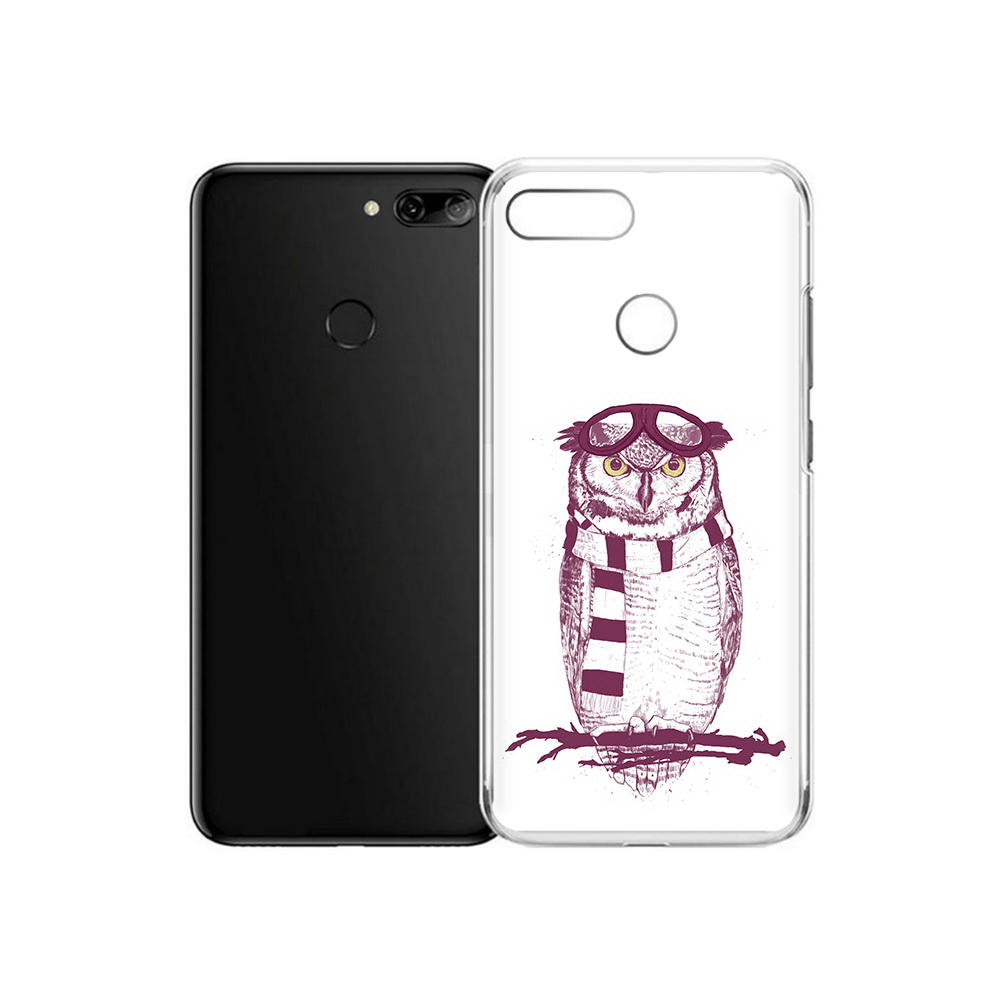 

Чехол MyPads Tocco для Alcatel 1S сова-летчик (PT227137.662.612), Прозрачный, Tocco