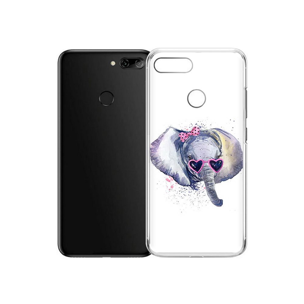 

Чехол MyPads Tocco для Alcatel 1S слоник в очках (PT227137.662.608), Прозрачный, Tocco