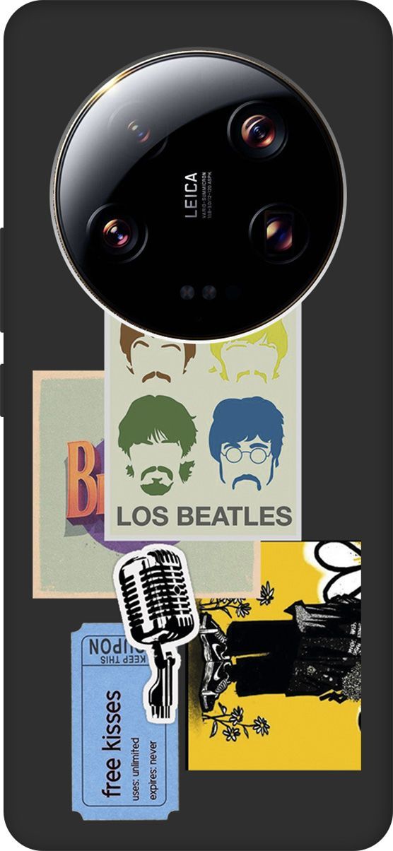 

Чехол на Xiaomi 13 Ultra с 3D принтом "Beatles Stickers" черный, Черный;белый, 159655