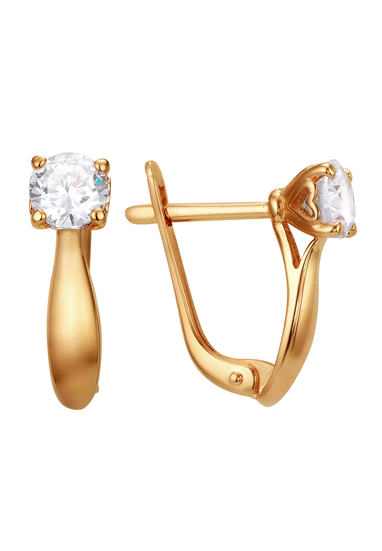 

Серьги из красного золота с фианитом Kari Jewelry СЛ-401936, СЛ-401936