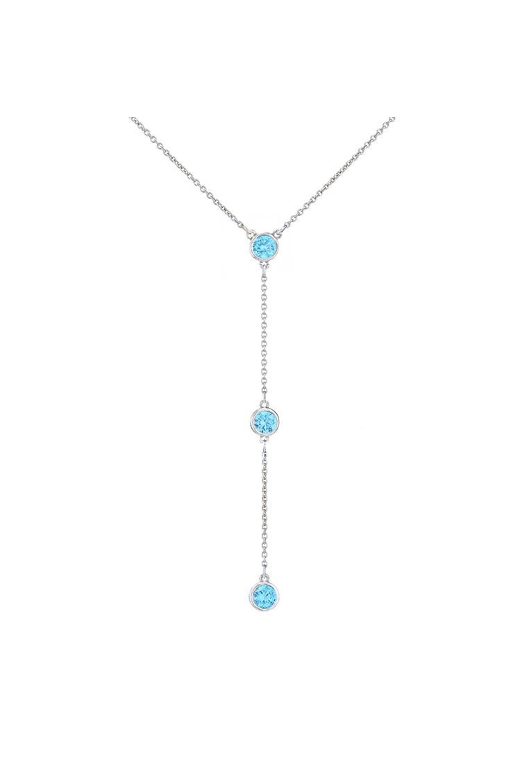 

Колье-галстук из серебра с фианитом 40-45 см Kari Jewelry Ср925Р-883403040Ф7, Ср925Р-883403040Ф7