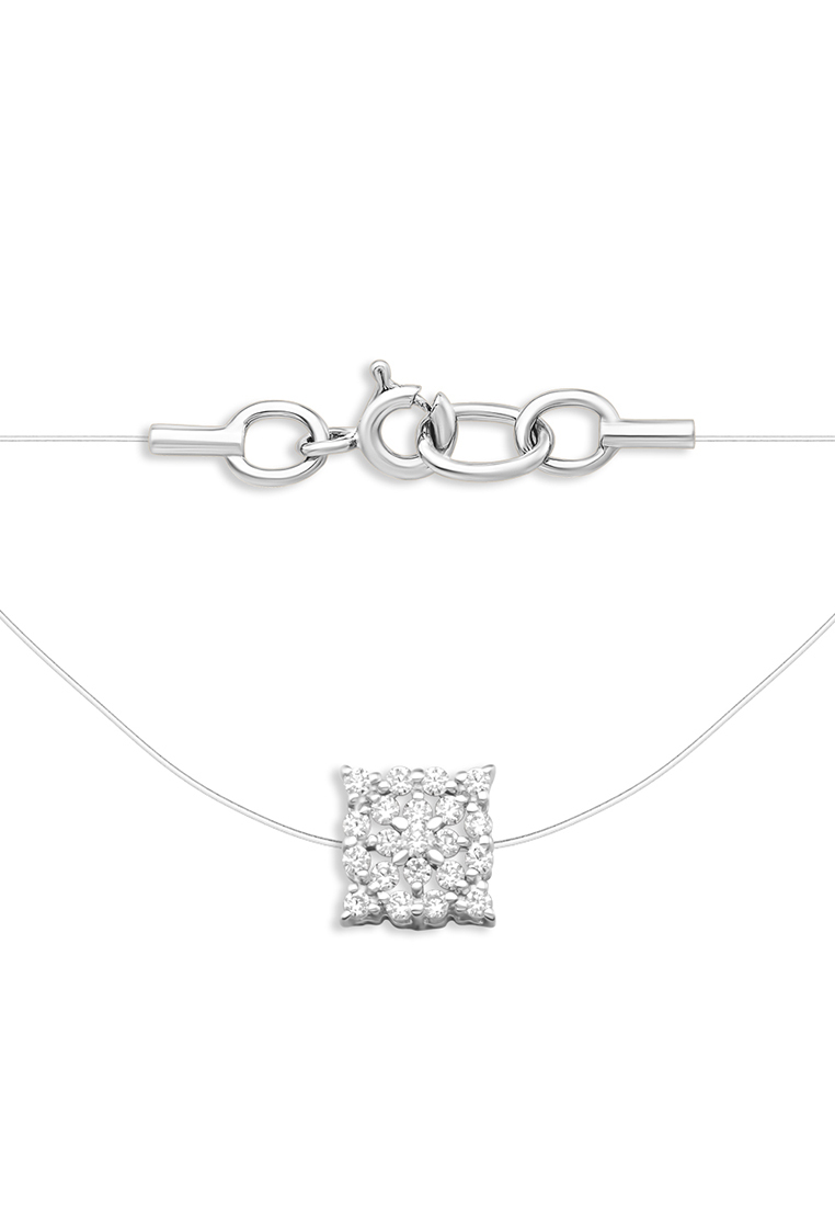 

Колье из серебра 40 см Kari Jewelry 16100110725-501, фианит, 16100110725-501