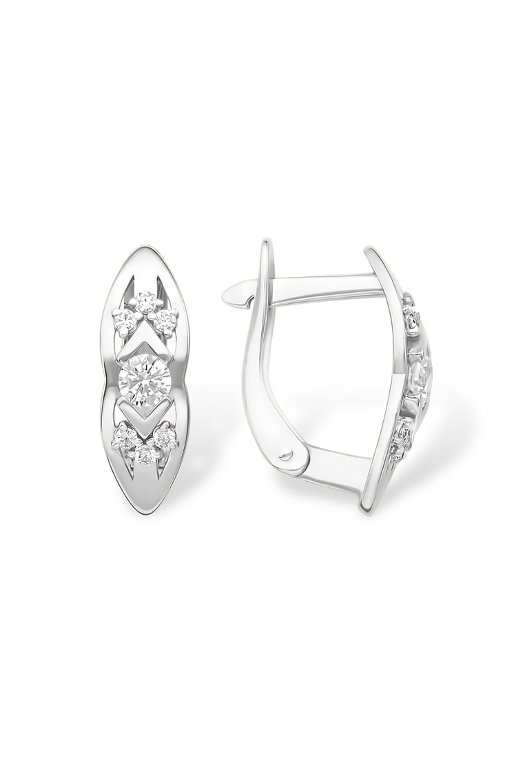 

Серьги из серебра с фианитом Kari Jewelry 12100110904, 12100110904