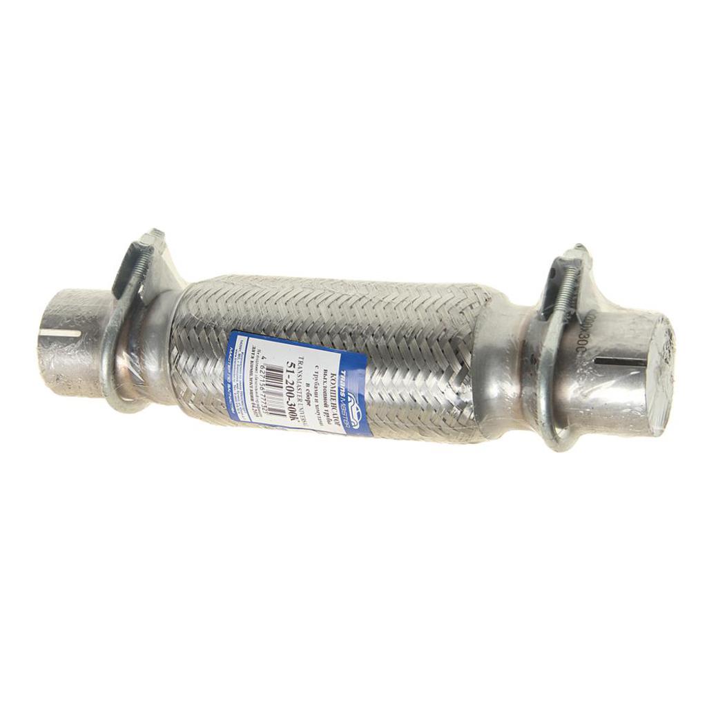 

Гофра глушителя 51x200х300 с трубами в 3-ой оплетке innerbraid c хомутами 51-200-300K, 51-200-300K
