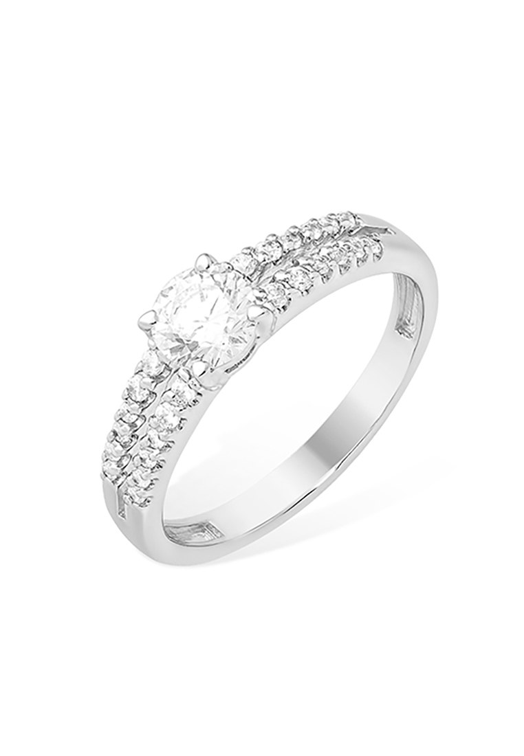 

Кольцо из серебра р.  Kari Jewelry 1010015148-502, фианит, 1010015148-502