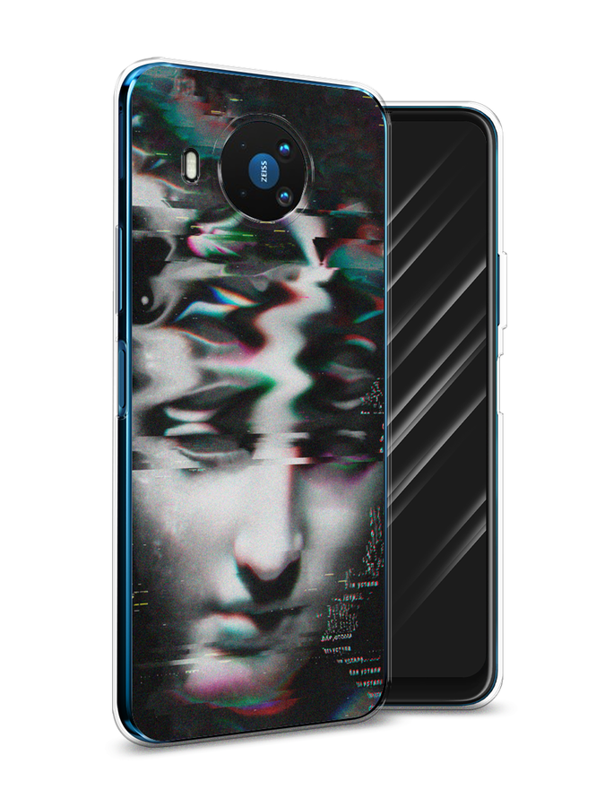 

Чехол Awog на Nokia 8.3 / Нокиа 8.3 "Glitch Art", Серый, 123550-9