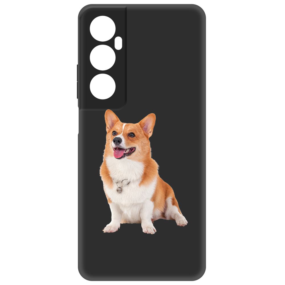 

Чехол Krutoff для Realme C65 Корги, Черный