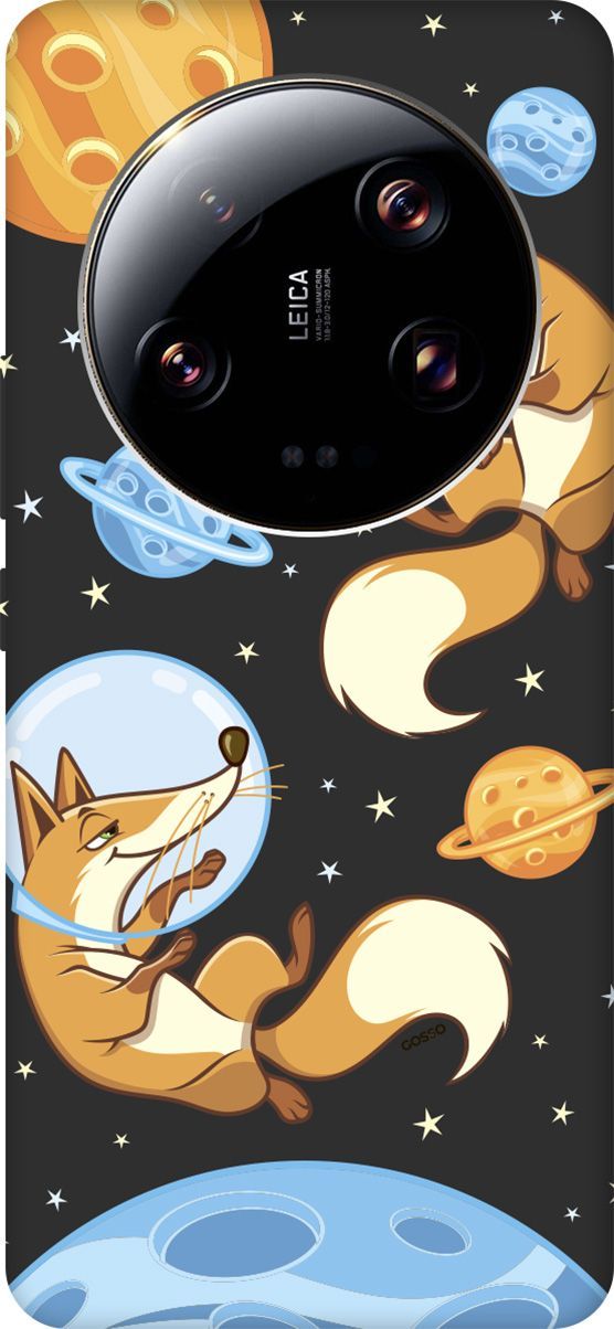 

Чехол на Xiaomi 13 Ultra с 3D принтом "CosmoFoxes" черный, Черный;оранжевый, 159654