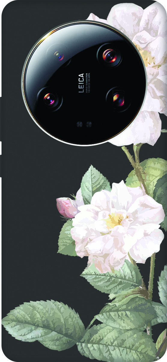 

Чехол на Xiaomi 13 Ultra с 3D принтом "White Rose" черный, Черный;желтый, 159654