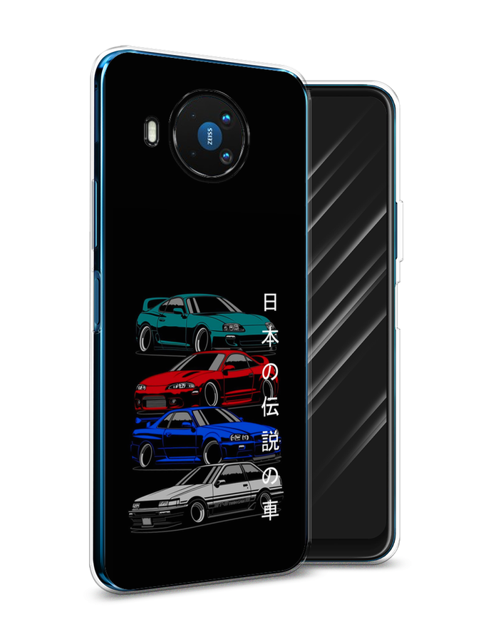 

Чехол Awog на Nokia 8.3 / Нокиа 8.3 "JDM Legend cars", Зеленый;красный;синий, 123550-5