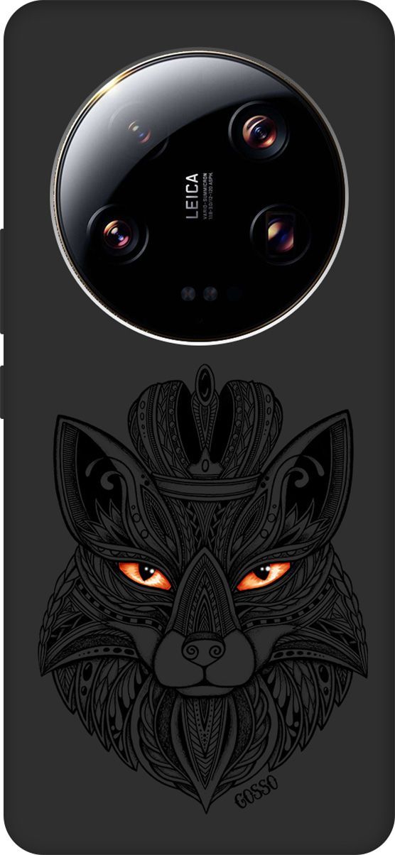 

Чехол на Xiaomi 13 Ultra с 3D принтом "Fox Queen" черный, Черный;белый, 159654