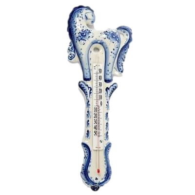 26025 Гжель Термометр настенный Конь Авт Исаев СВ 250000₽