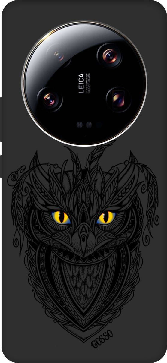 

Чехол на Xiaomi 13 Ultra с 3D принтом "Grand Owl" черный, Черный;голубой, 159654