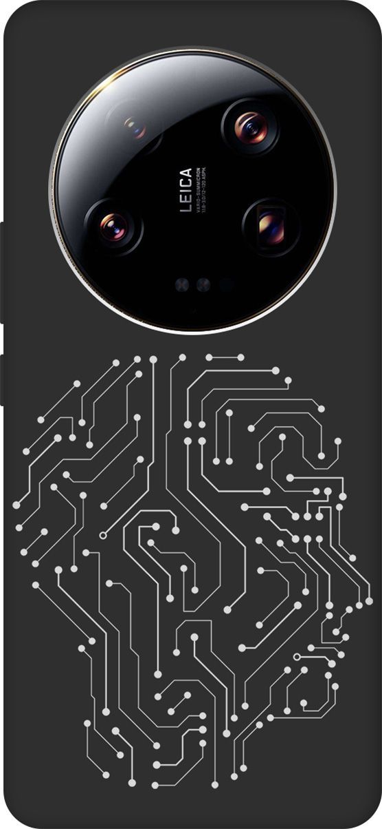 

Чехол на Xiaomi 13 Ultra с 3D принтом "Mindmap" черный, Черный;белый, 159654