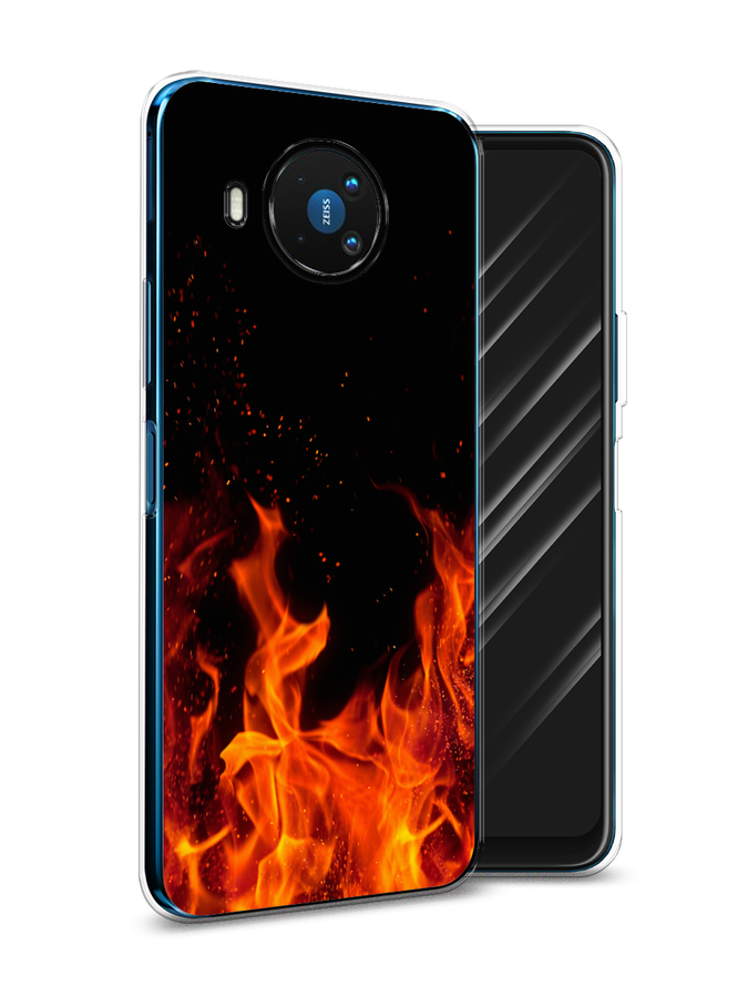 

Чехол Awog на Nokia 8.3 / Нокиа 8.3 "Все в огне", Оранжевый;черный, 123550-4
