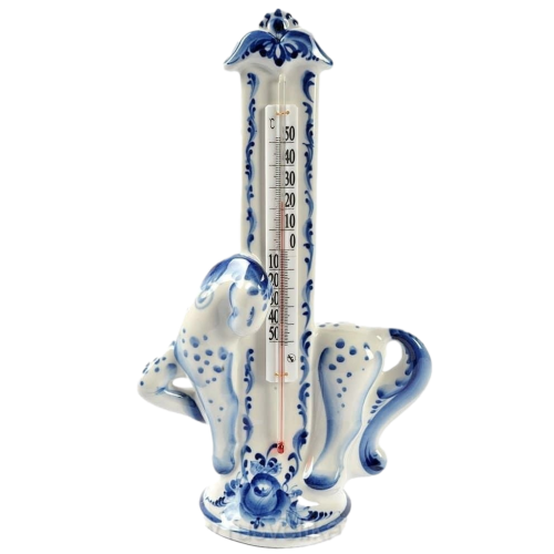 26223 Гжель Термометр настольный Конь Авт Исаев СВ 249000₽