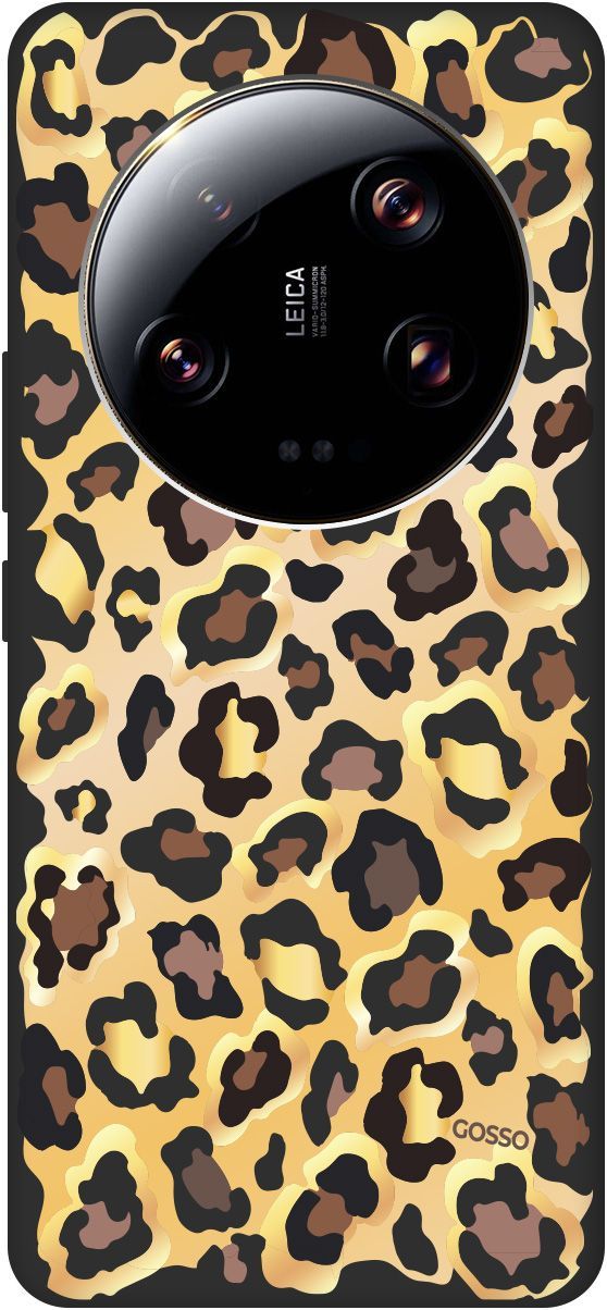 

Чехол на Xiaomi 13 Ultra с 3D принтом "Cheetah" черный, Черный;коричневый, 159654