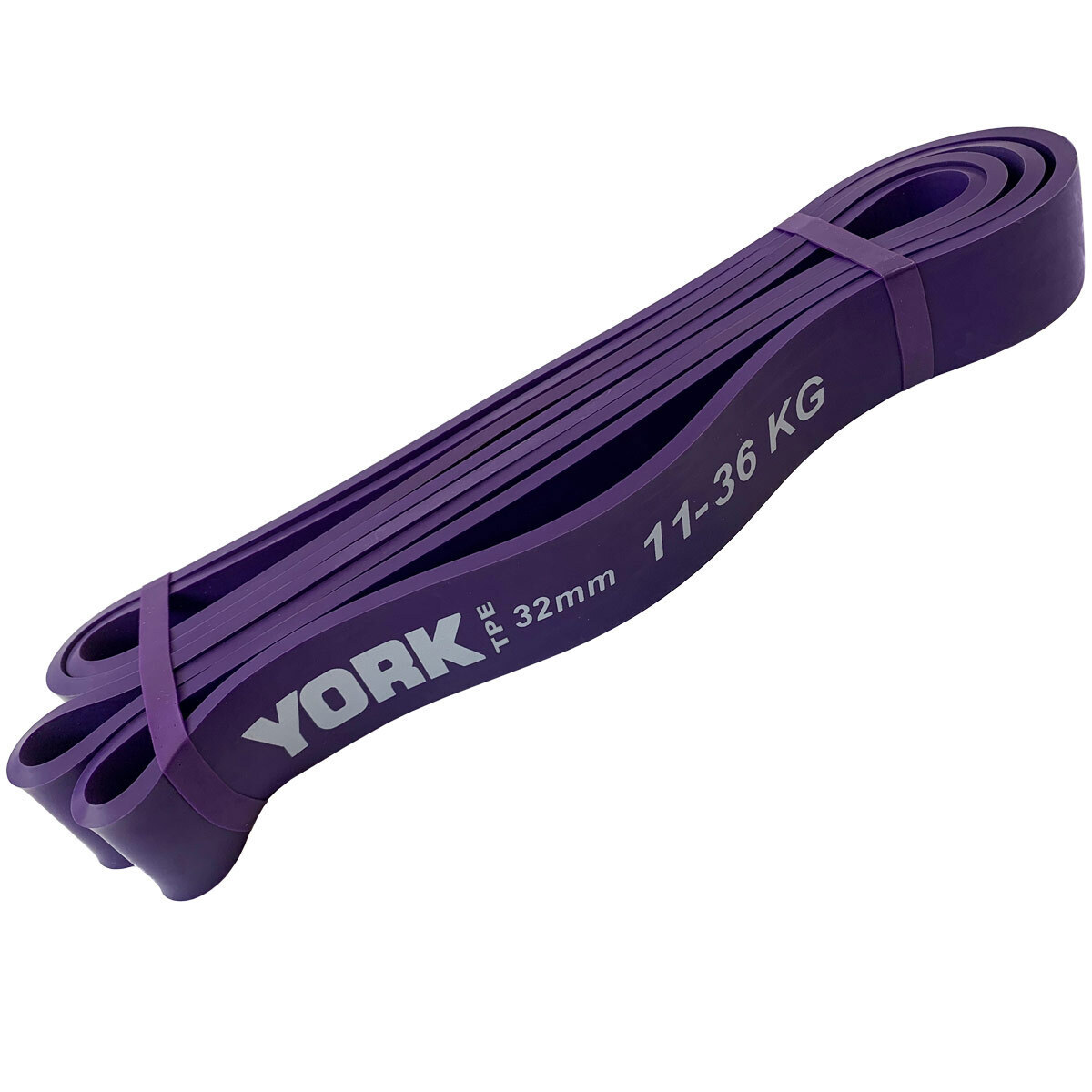 фото Эспандер-резиновая петля "york" tpr crossfit 2080х4.5х32мм (фиолетовый) (rbt-104/b34951) milinda
