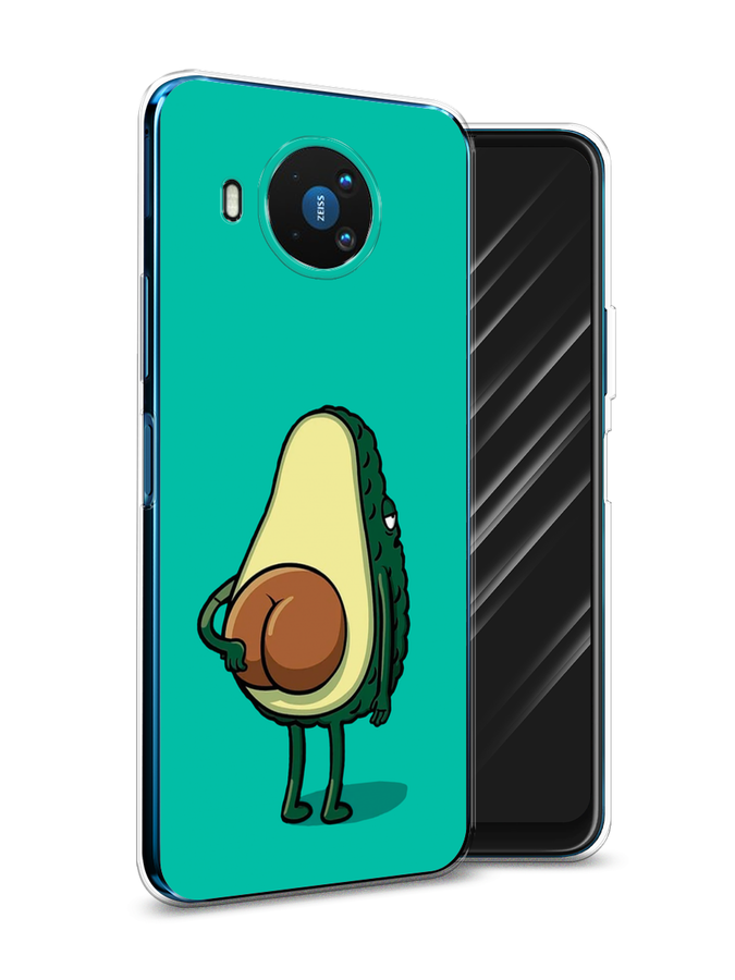 

Чехол Awog на Nokia 8.3 / Нокиа 8.3 "Попа авокадо", Зеленый;коричневый;прозрачный, 123550-10