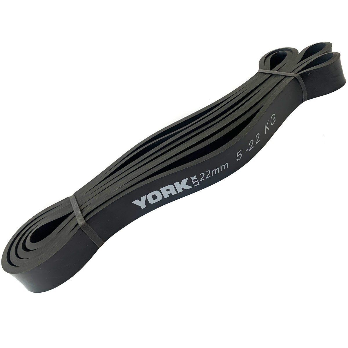 

Эспандер-Резиновая петля "York" Crossfit 2080х4.5х22мм (черный) (RBLX-203/B34955)