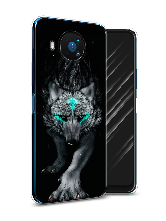

Чехол Awog на Nokia 8.3 / Нокиа 8.3 "Волшебный волк", Черный;серый, 123550-2