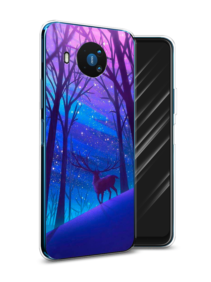 

Чехол Awog на Nokia 8.3 / Нокиа 8.3 "Северный олень", Фиолетовый;голубой;синий, 123550-2