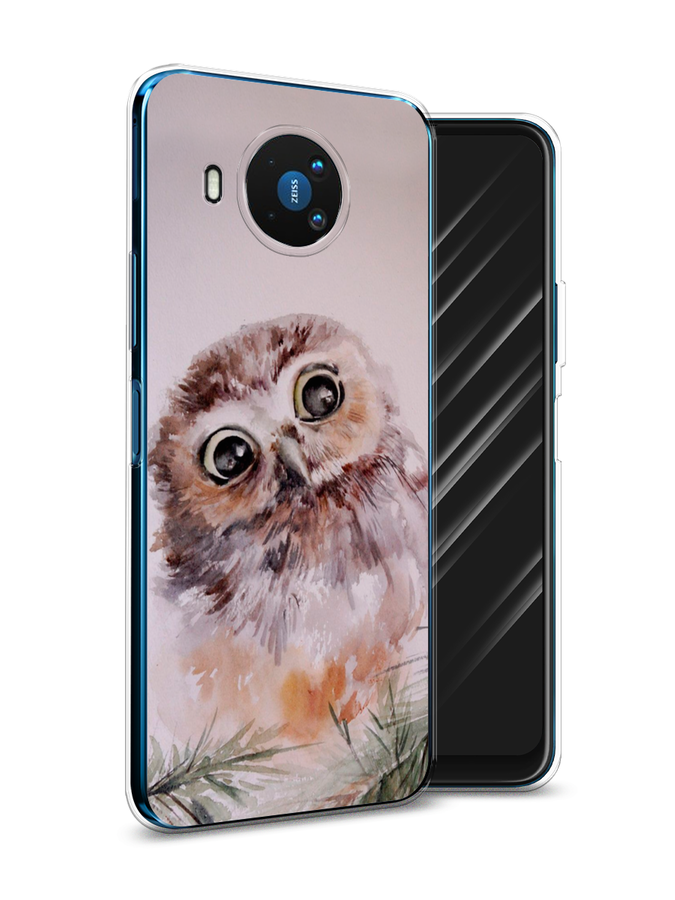 

Чехол Awog на Nokia 8.3 / Нокиа 8.3 "Сова на розовом", Розовый;коричневый, 123550-1