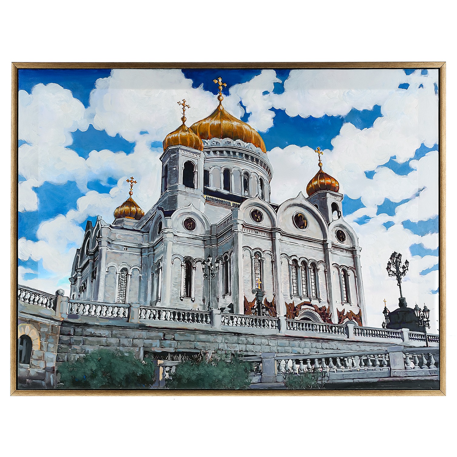 

Картина "Храм Христа Спасителя" 90х60 см