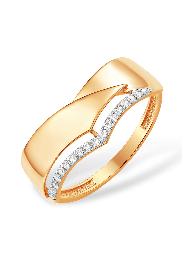 

Кольцо из золота р.  Kari Jewelry К13217442, фианит, К13217442