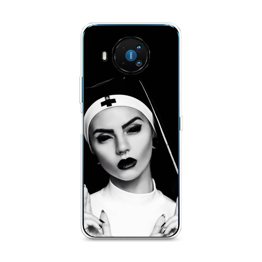 фото Чехол awog "черная монашка" для nokia 8.3