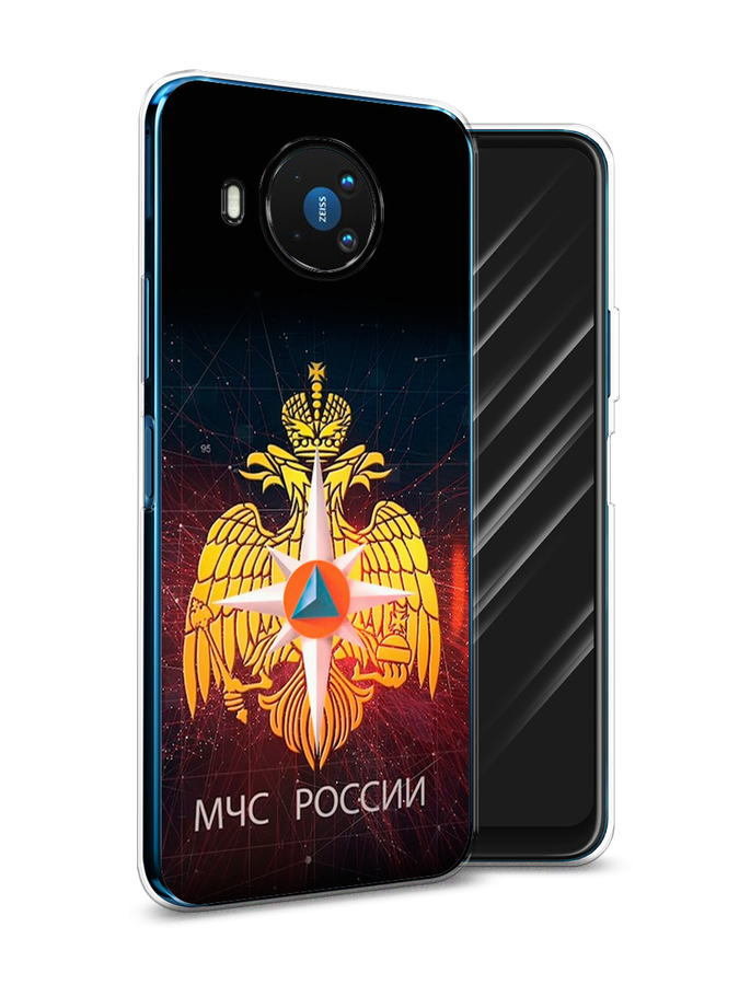 

Чехол Awog на Nokia 8.3 / Нокиа 8.3 "МЧС России", Черный;желтый;красный, 123550-5