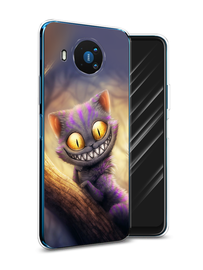 

Чехол Awog на Nokia 8.3 / Нокиа 8.3 "Cheshire Cat", Фиолетовый;желтый, 123550-1