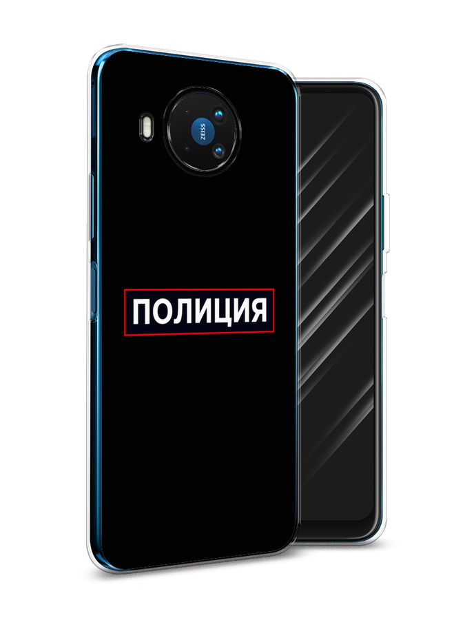 

Чехол Awog на Nokia 8.3 / Нокиа 8.3 "Police logo", Черный;белый;красный, 123550-5