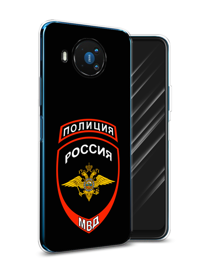 

Чехол Awog на Nokia 8.3 / Нокиа 8.3 "Полиция шеврон", Черный;красный;белый, 123550-5