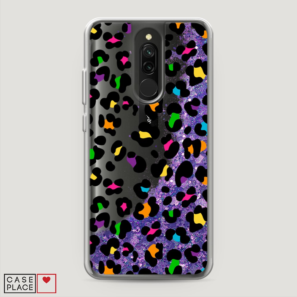 

Чехол Awog на Xiaomi Redmi 8 "Яркий леопард", Разноцветный, 37192-1