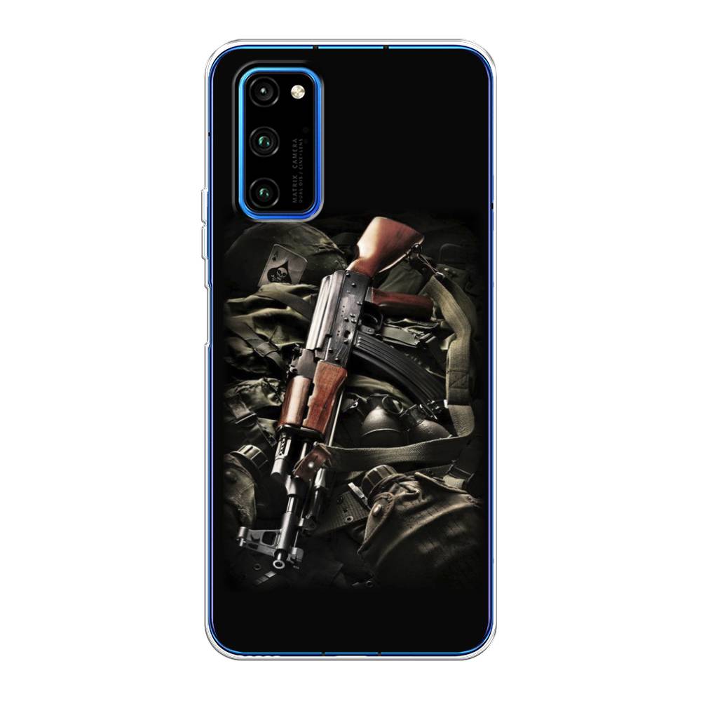 фото Чехол awog "автомат" для honor view 30/view 30 pro