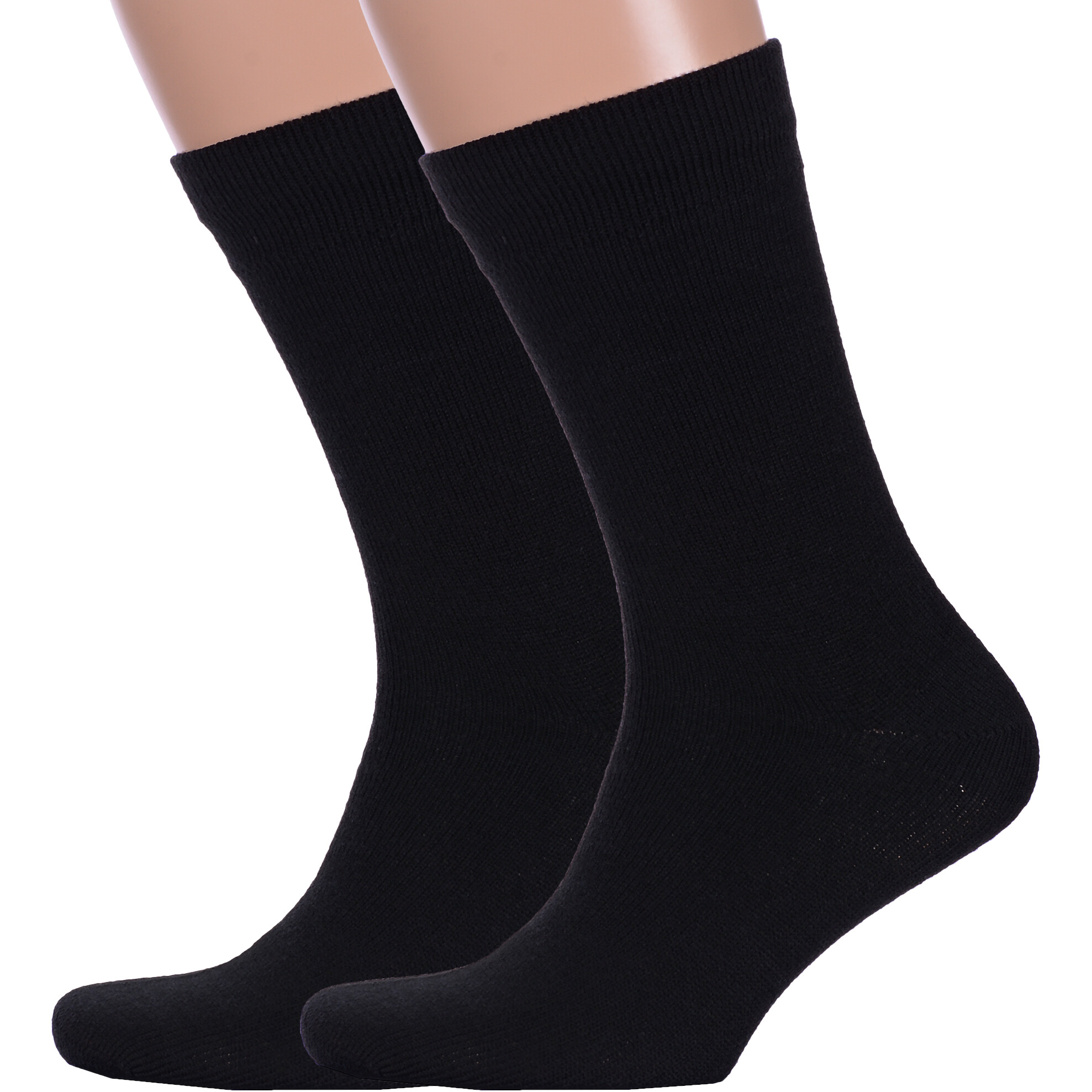 Комплект носков мужских LorenzLine 2-В1 черных 25, 2 пары