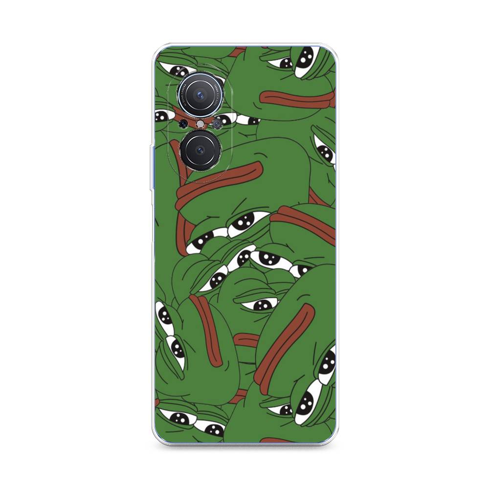 

Чехол Awog на Huawei Nova 9 SE "Печальный frog", Зеленый;белый, 6107250-9