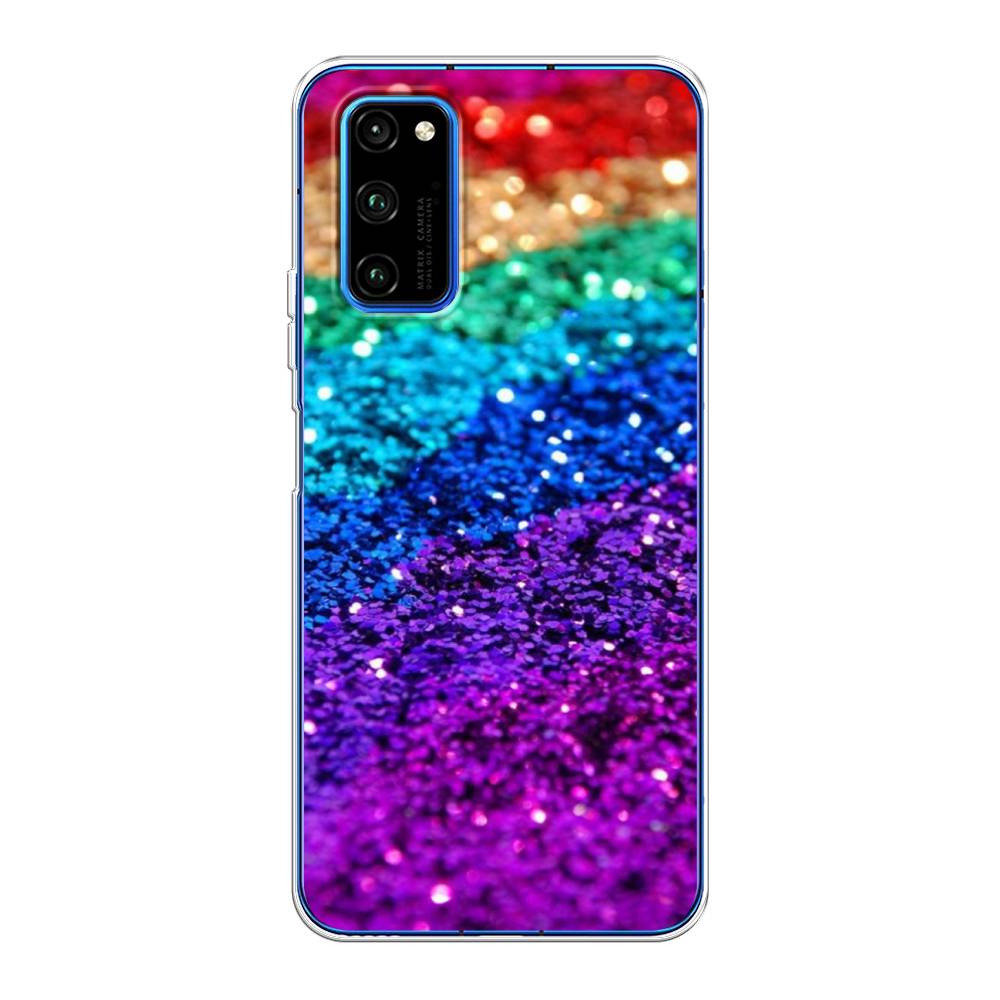 

Чехол Awog "Блестящая радуга рисунок" для Honor View 30/View 30 Pro, 611350-3