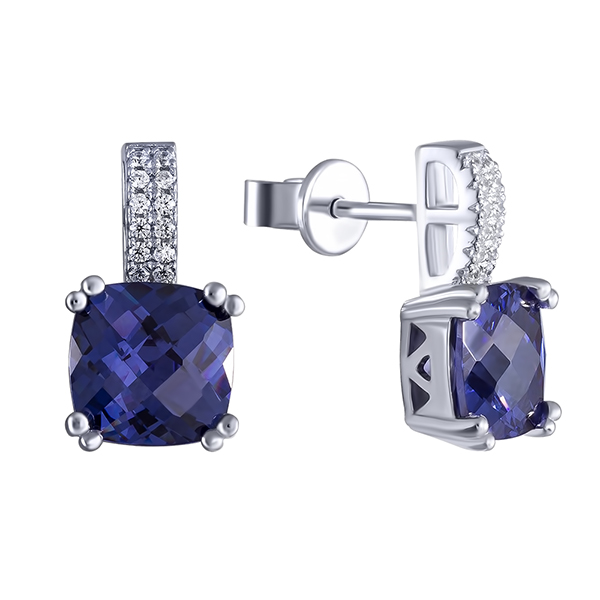 

Серьги из серебра с фианитом Element47 SE20052DN1_001_WG, SE20052DN1_001_WG
