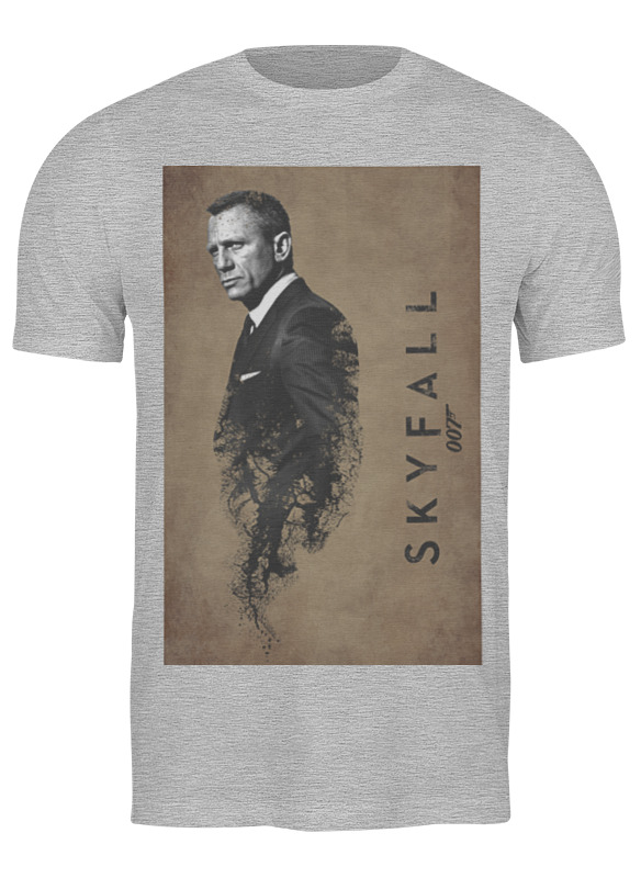 

Футболка мужская Printio Skyfall gray серая L, Серый, Skyfall gray