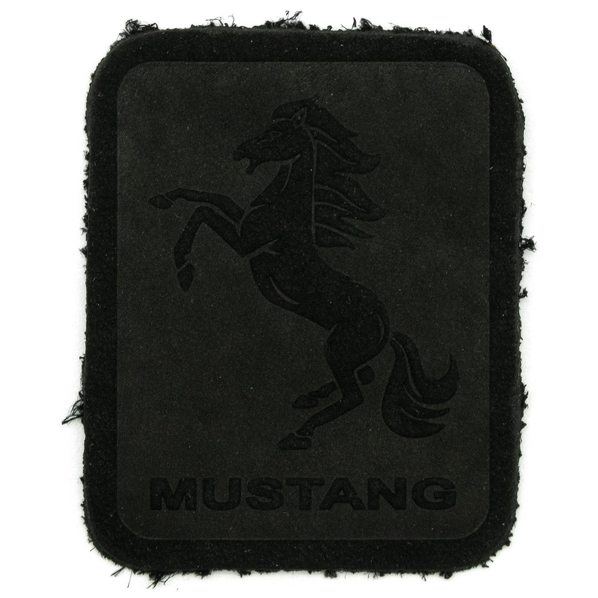 Термоаппликация из замши Mustang 3,5*4,37см, 100% кожа 433 черный 5004