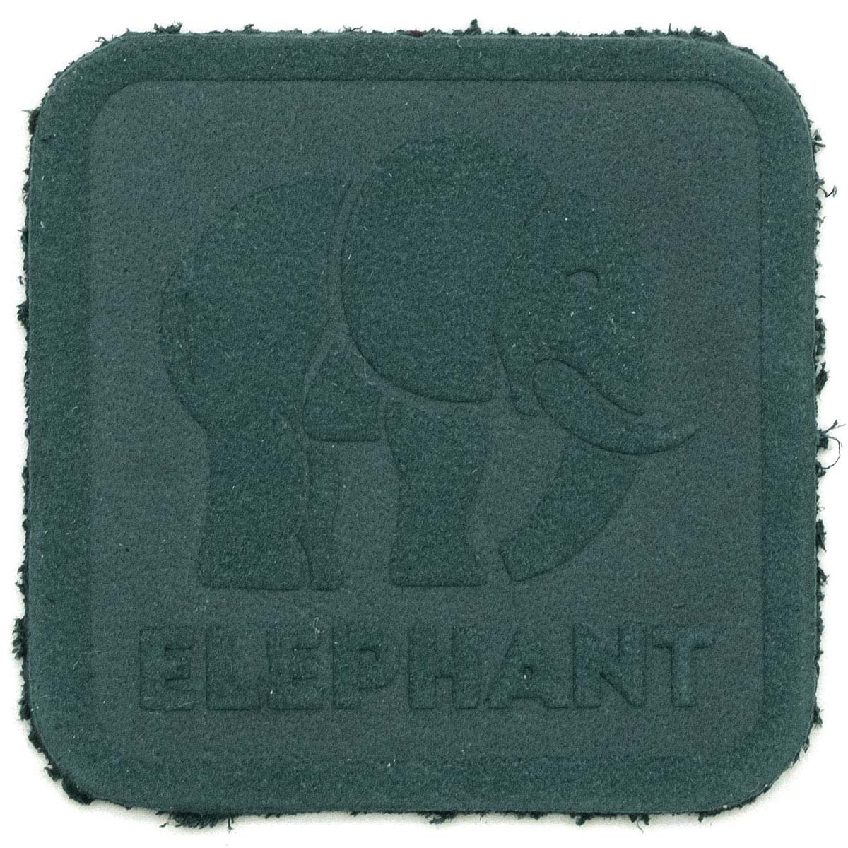 

5003 Термоаппликация из замши Elephant 3,69*3,72см, 100% кожа (621 зеленый)