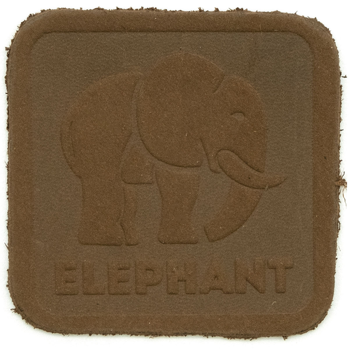 

5003 Термоаппликация из замши Elephant 3,69*3,72см, 100% кожа (40 светло-коричневый)