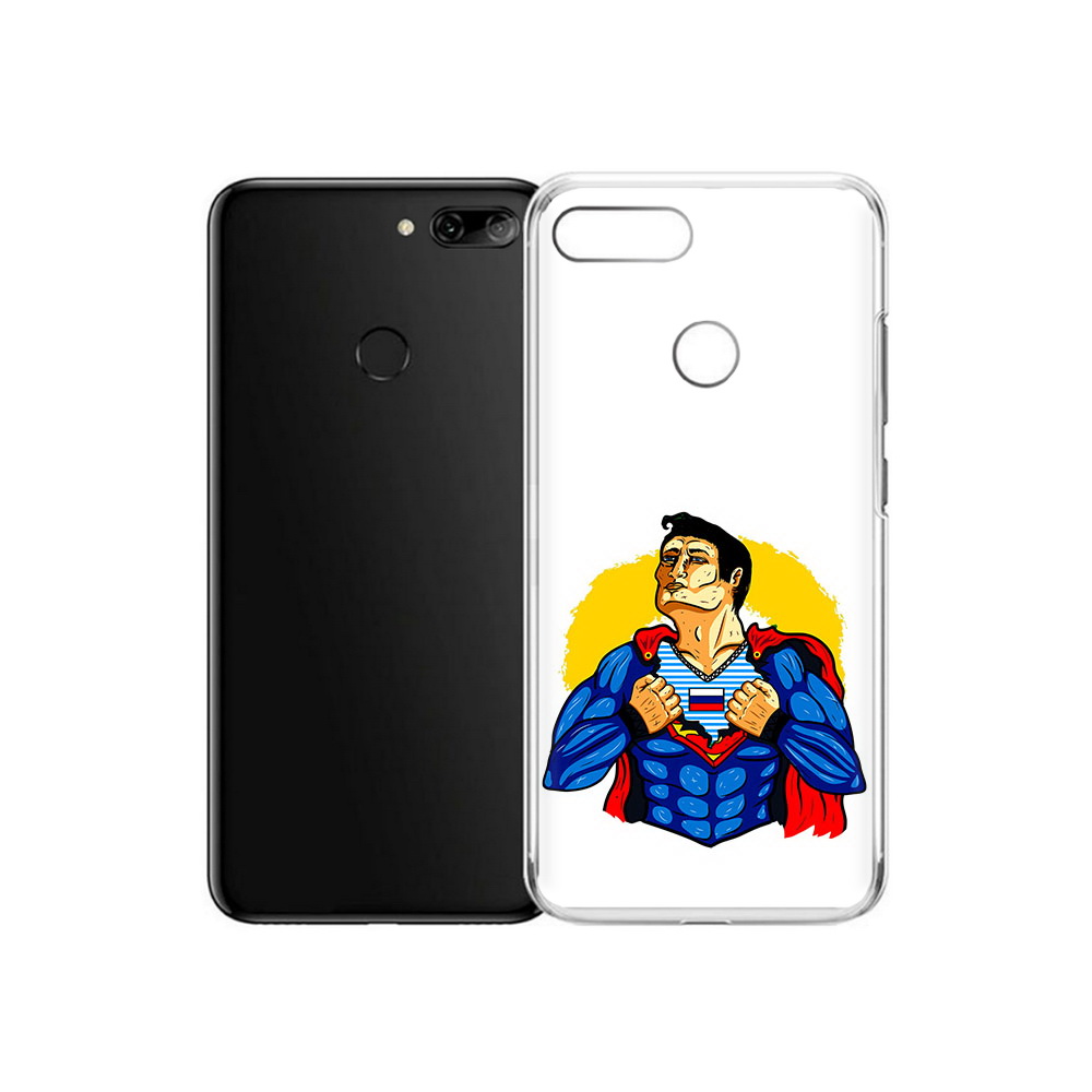 

Чехол MyPads Tocco для Alcatel 1S русский супермен (PT227137.662.591), Прозрачный, Tocco