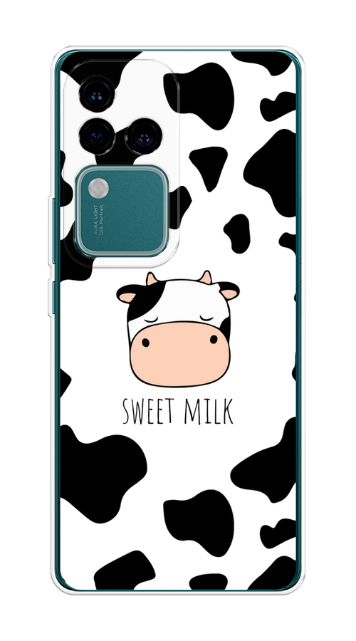 

Чехол на Vivo V30 Pro/S18 Pro "Sweet milk", Розовый;белый;черный, 2610050-1