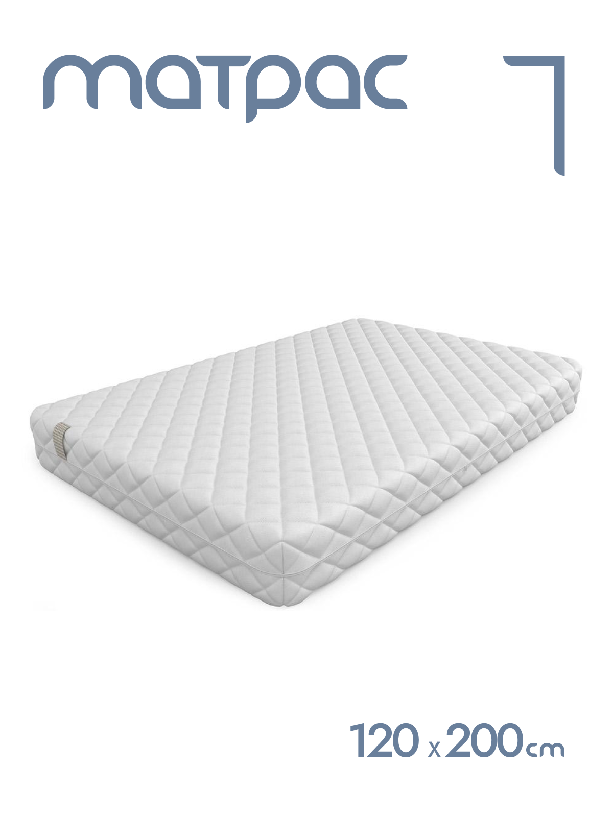 

Матрас беспружинный Alat Home Clever анатомический 120x200 см mm-841, Белый