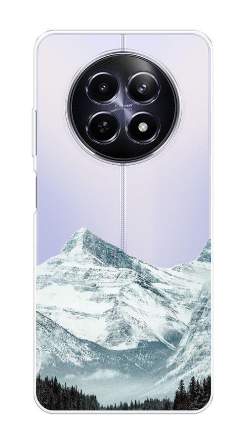 

Чехол на Realme 12 5G "Горы арт 1", Белый;зеленый, 2516450-1